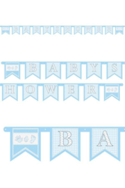 Letterslinger "Babyshower" Jongen