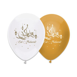 Eid Mubarak – Ballonnen Goud (6 st)