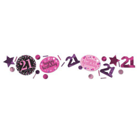 Confetti sparkling pink '21' (34gr)