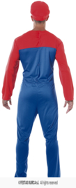 Mario De Loodgieter Man Kostuum