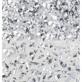 Confetti Glitter Folie Zilver - 42 gram