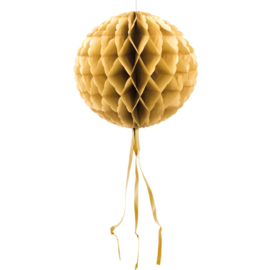 Honeycomb Bol Goud- 30 cm