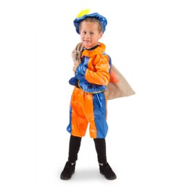 Pietenpak Blauw-Oranje - Kindermaat S