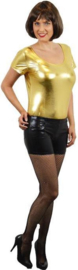 Hotpants lamee zwart maat S/M