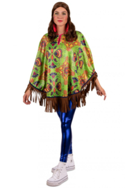 Hippie poncho paisley