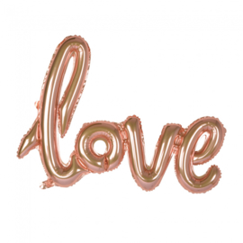 Foliescript 'Love' Rosé Gold