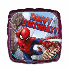 Folieballon Spiderman Happy Birthday - 45 cm