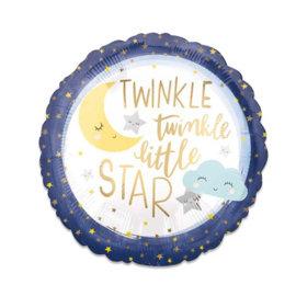 Folieballon 'Twinkle Little Star' (43cm)