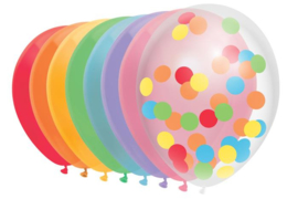 Ballonnen mix Over the Rainbow 30 cm - 10 stuks