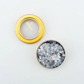 Love Silver Gezicht Glitters
