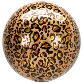 Folieballon Orbz Luipaardprint - 41 cm