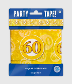 Party Tape - 60 jaar getrouwd