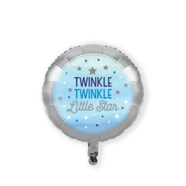 Folieballon ‘Twinkle, Twinkle Little Star’ Blauw - 46 cm