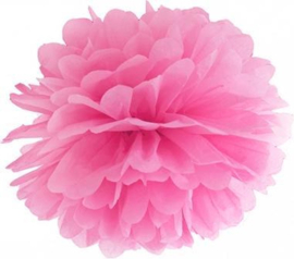 Pompon Roze 25cm