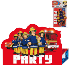 Brandweerman Sam uitnodigingen – 8 stuks