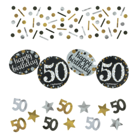 Confetti sparkling gold '50' (34gr)