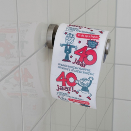 WC Papier - Toiletpapier - 40 jaar Man