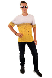 Goud Gele Rakker Bier T-Shirt