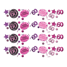 Confetti sparkling pink '60' (34gr)