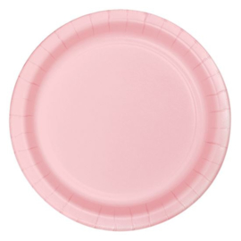 Bordjes classic pink (Ø23cm, 8st)