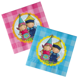 Servetten Fien & Teun (FSC, 20st, 33cm)