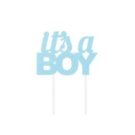 Creative Party Taarttopper It's a Boy - Blauw