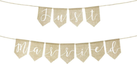 Jute Slinger 'Just Married' - 1.85 meter