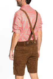 Lederhose Ralf Kort Donkerbruin