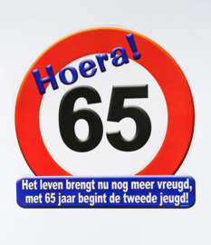 Huldeschild 65 jaar