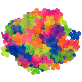 Tafelconfetti Neon Hawaii Bloemen - 300 stuks