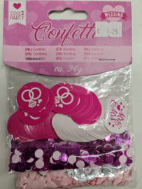 Tafeldecoratie Confetti ''Mr. - Mrs'' 34 gram
