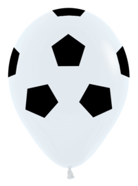 Latex Ballon Voetbalprint (1st)