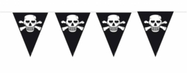 Piraten vlaggenlijn doodskop 10 meter
