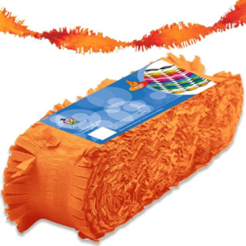 Crepe Slinger  oranje 24 meter