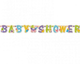 Baby shower banner van 210 cm lang