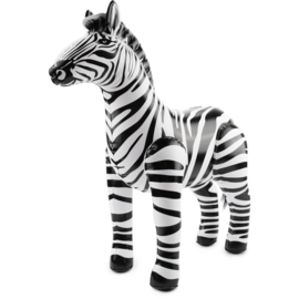 Opblaas Zebra - 60 cm