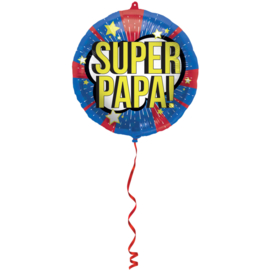 Folieballon 'Super Papa!' - 45 cm