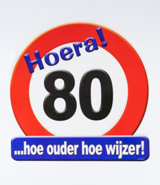 Huldeschild 80 jaar