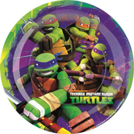 Bordjes Ninja Turtles (Ø23cm, 8st)