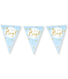 Party Flags foil - It's a boy!