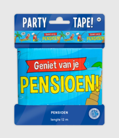 Party tape - Pensioen - 12 meter