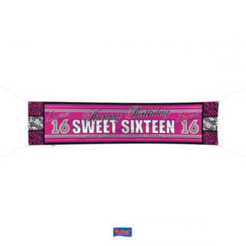 Spandoek Sweet 16 – 180 x 40 cm