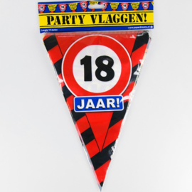 Slinger 18 jaar Verkeersbord | 10mtr
