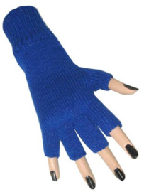 Vingerloze handschoenen blauw