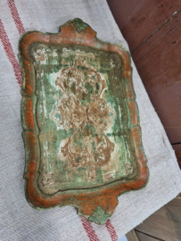 Dienblad Italiaans rood/groen