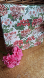 Servetten geranium