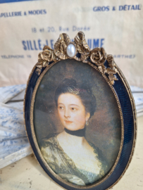 Elegant Fotolijst Ovaal Blauw