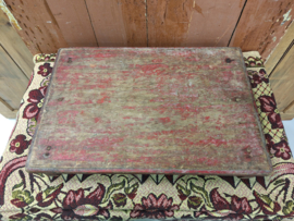 Houten plank verweerd rood