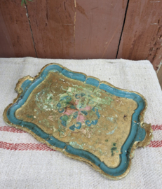 Dienblad Italiaans aqua