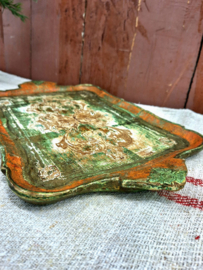 Dienblad Italiaans rood/groen